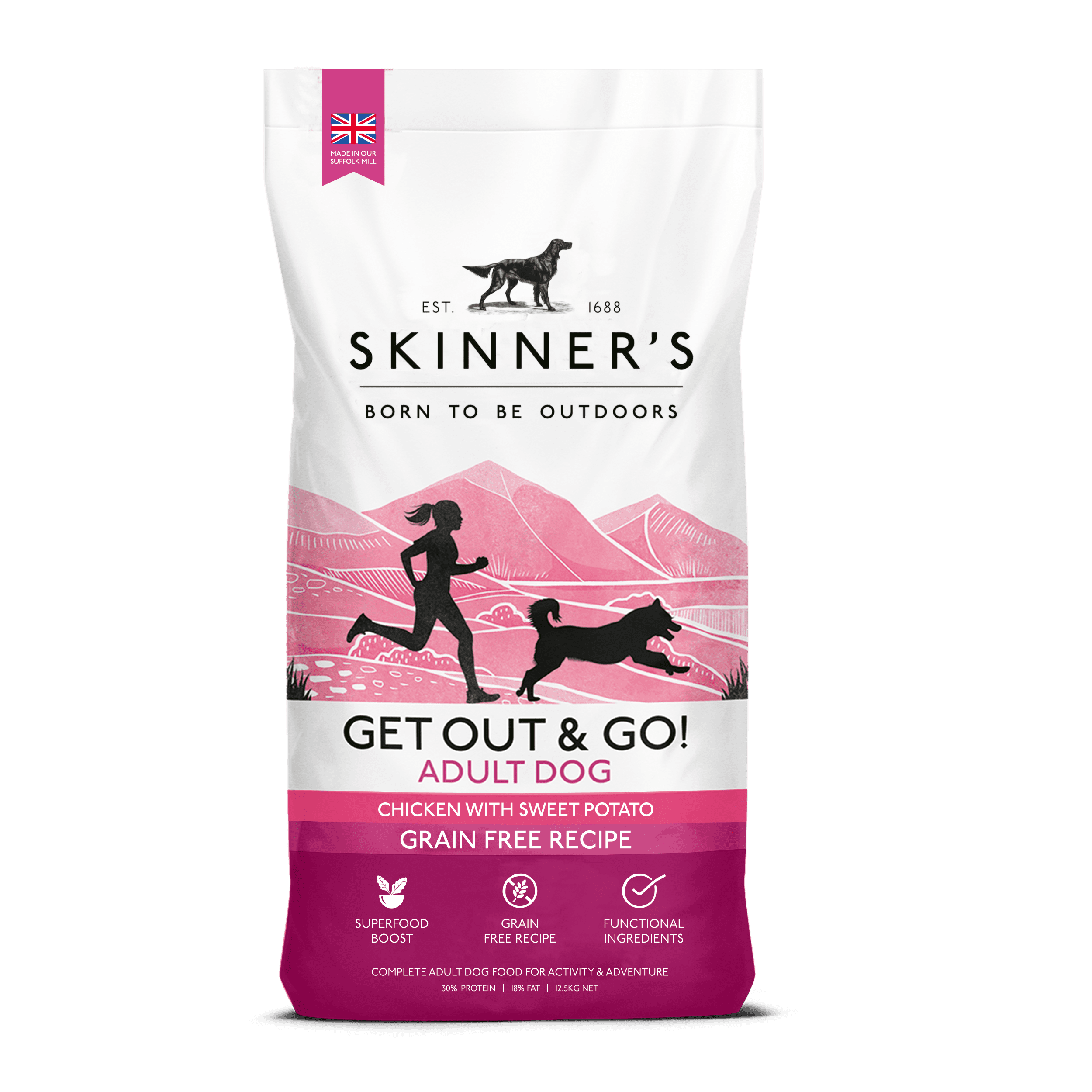 Get Out and Go Extra Energy Dry Dog Food (Skinner's) - SnowPaw Store - Skinner's - Dog Food